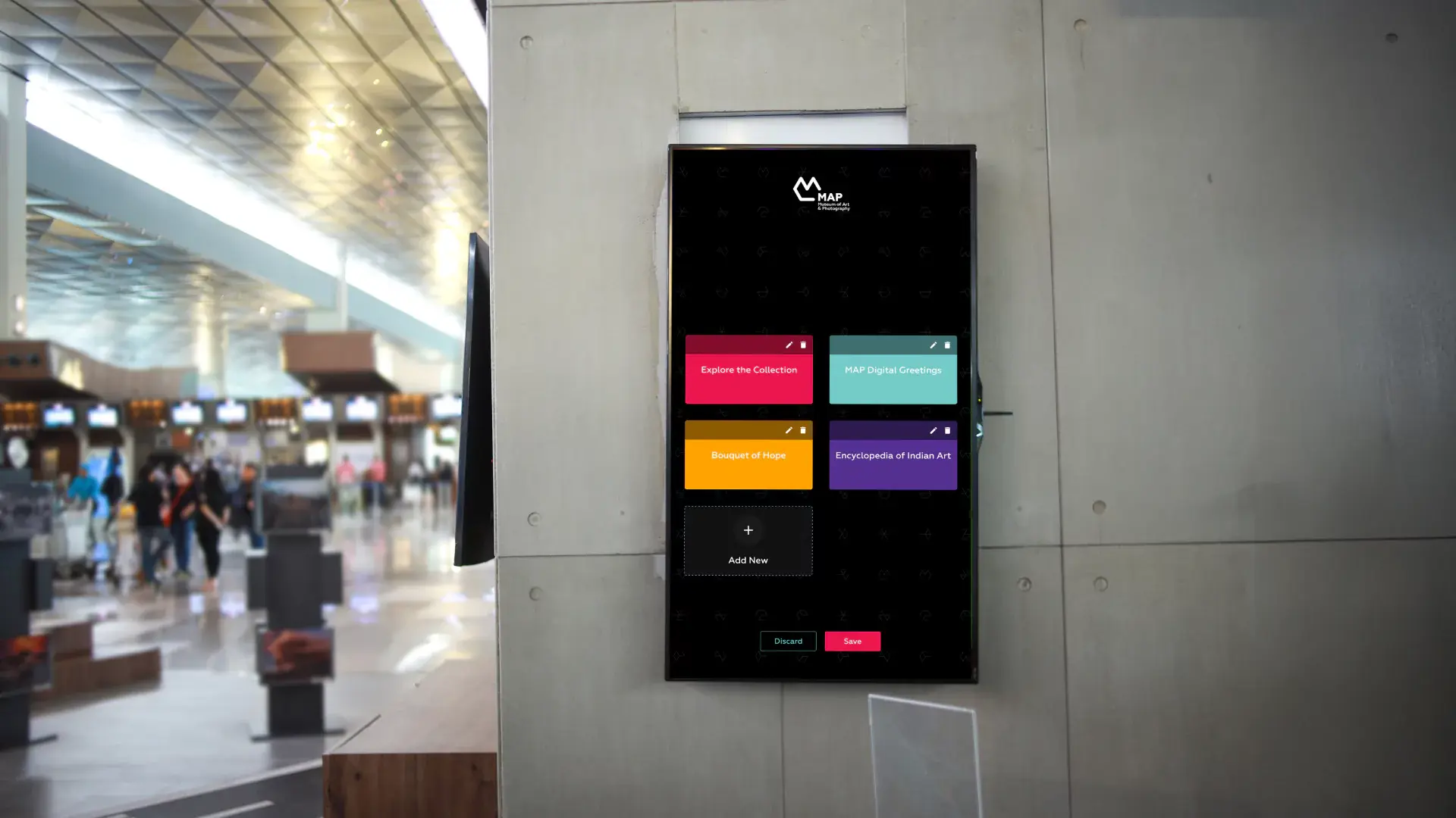 Interactive Museum Experience: An LED Launcher App for MAP Exhibits