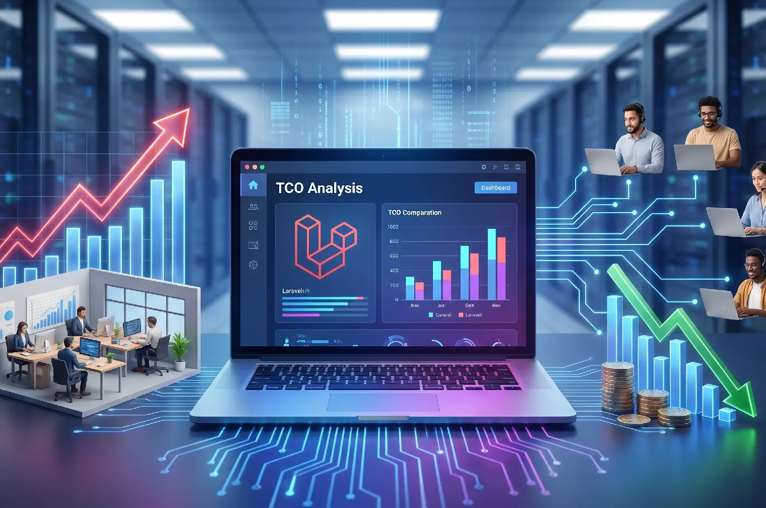 Hire Laravel Developers vs In-House: A Total Cost of Ownership Analysis