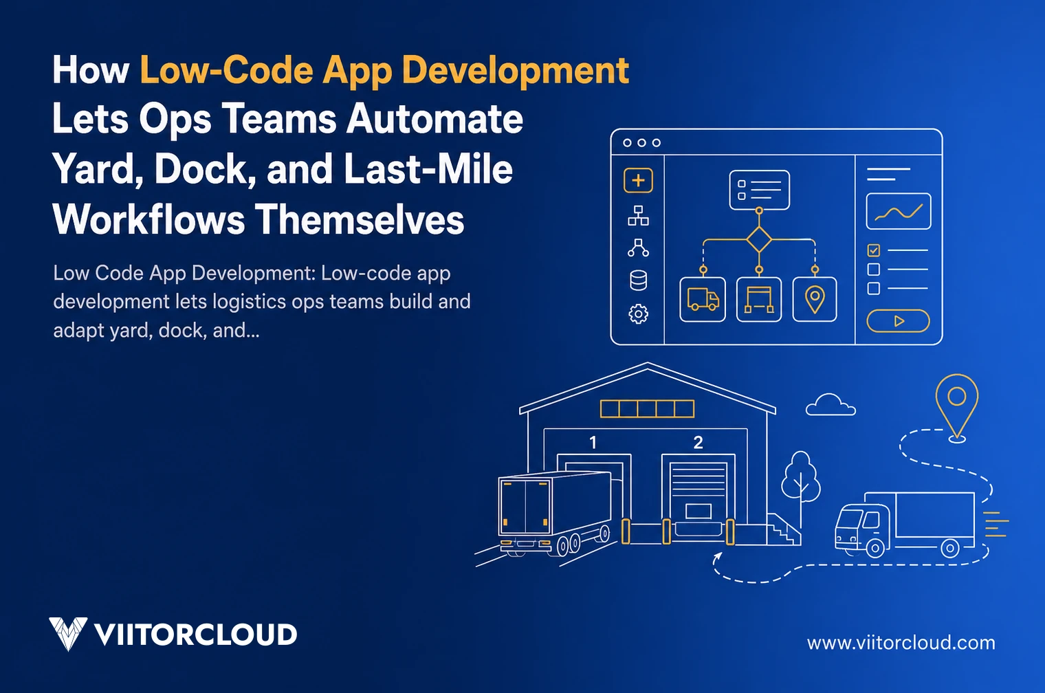 How Low-Code App Development Lets Ops Teams Automate Yard, Dock, and Last-Mile Workflows Themselves