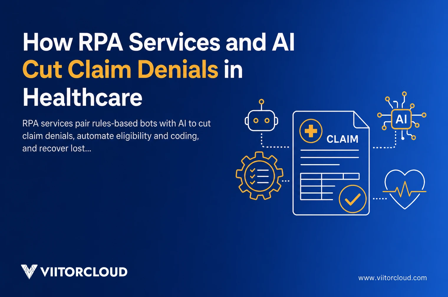 How RPA Services and AI Cut Claim Denials in Healthcare